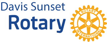 davis sunset rotary club logo
