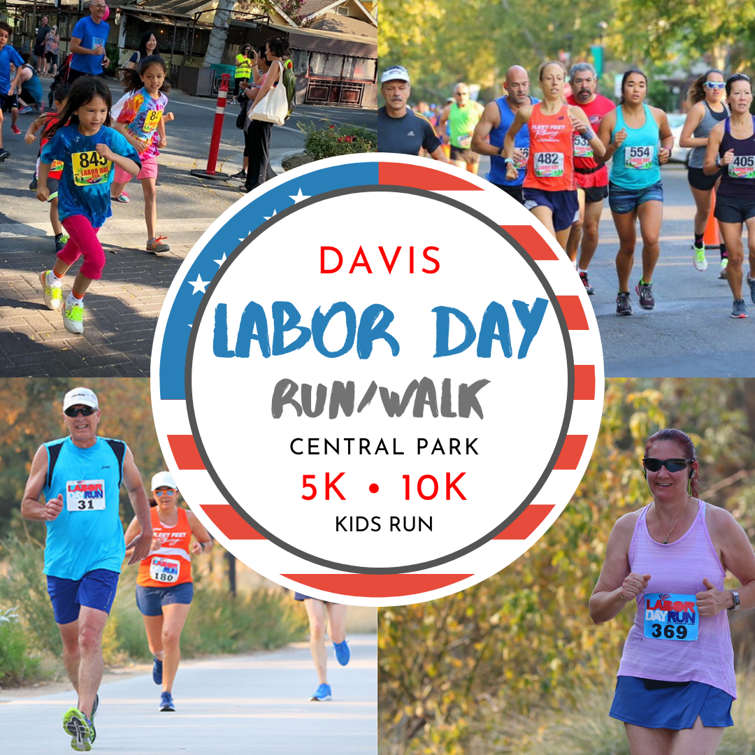 Davis Labor Day Run poster.