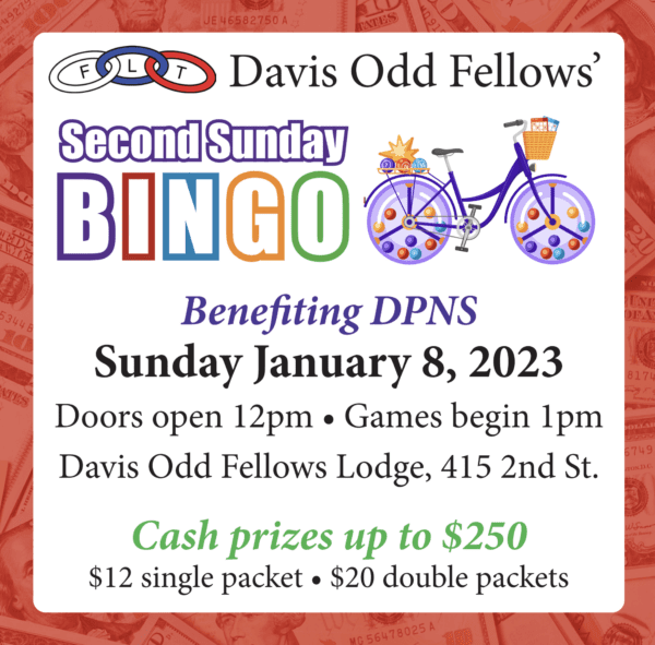 Davis Odd Fellows Second Sunday Bingo