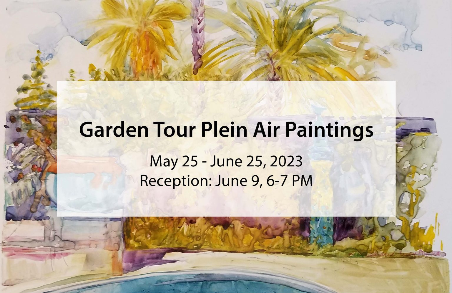 garden tour paintings