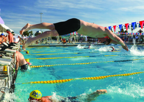 Image for display with article titled Endorphins, Laps, and Laughs: Dive Into the Davis Aquatic Masters Family