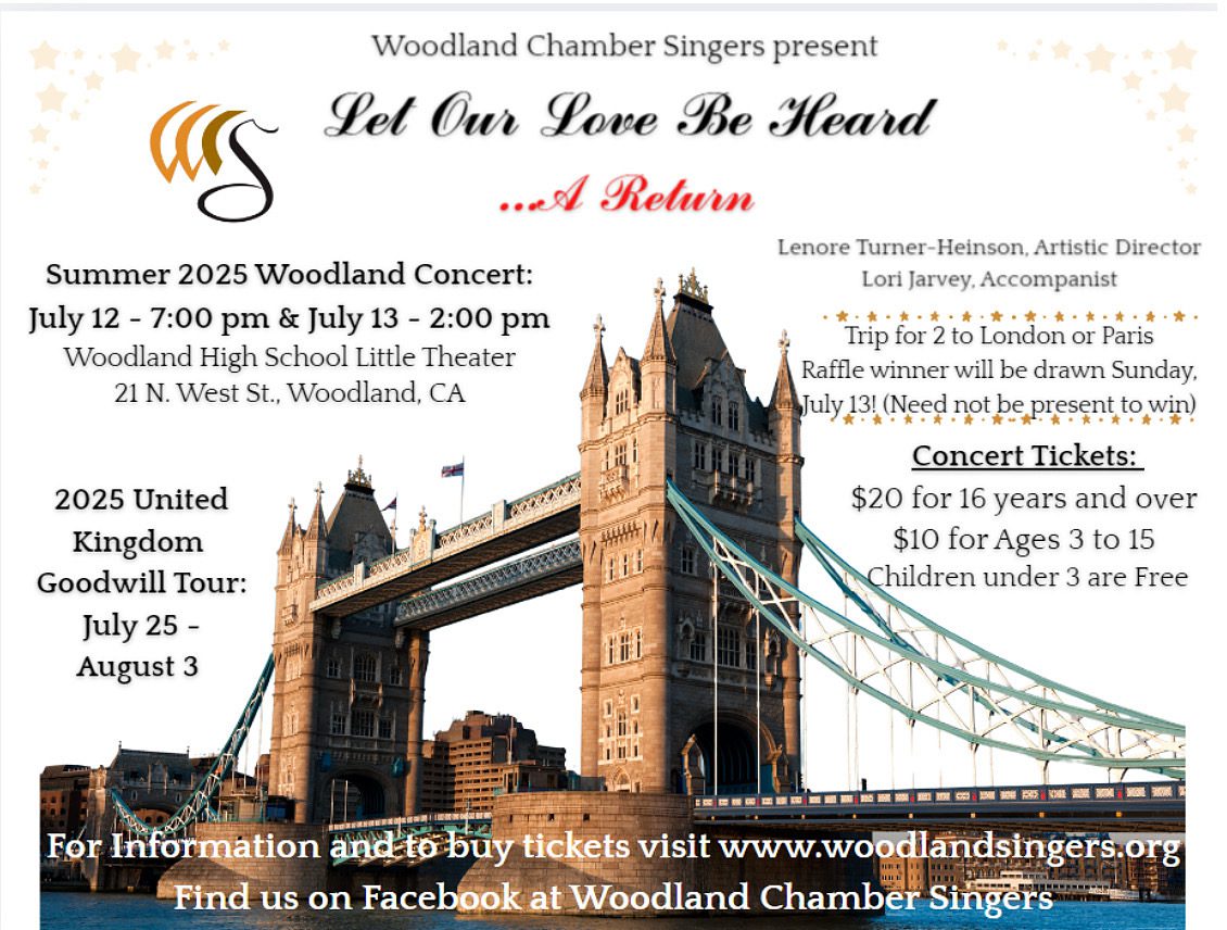Woodland Chamber Singers UK Tour Concert