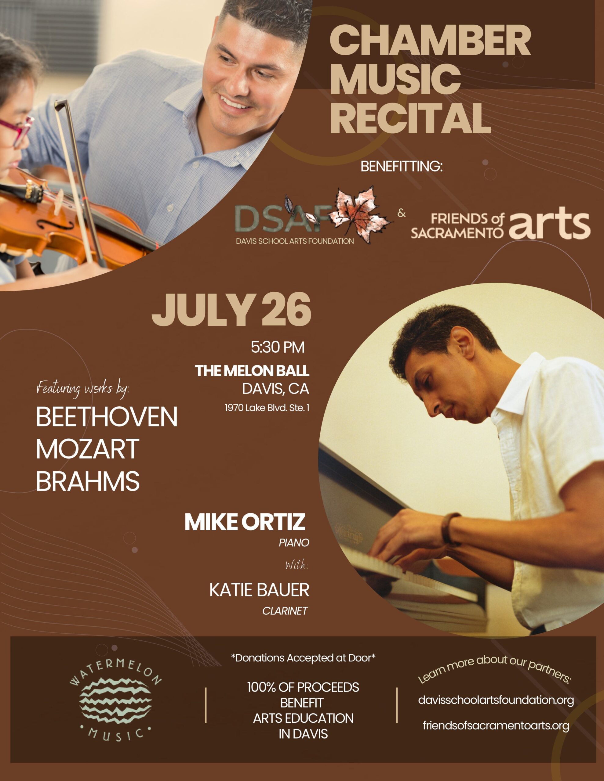 Jul 26 Chamber Music Recital Flyer