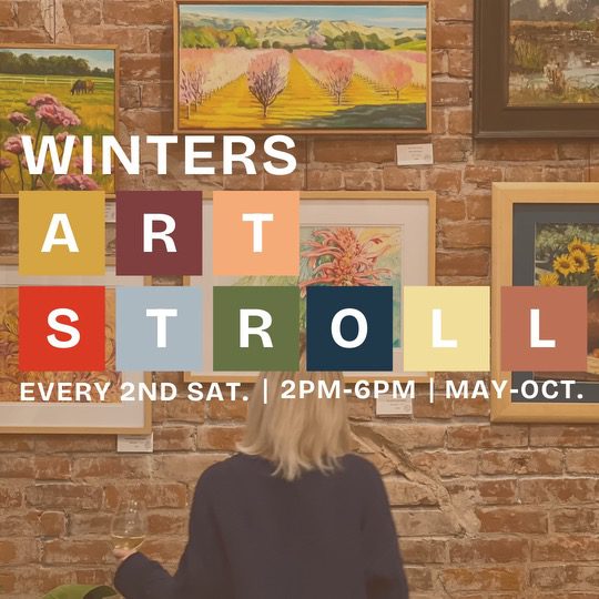 Winters Second Saturday Art & Wine Stroll