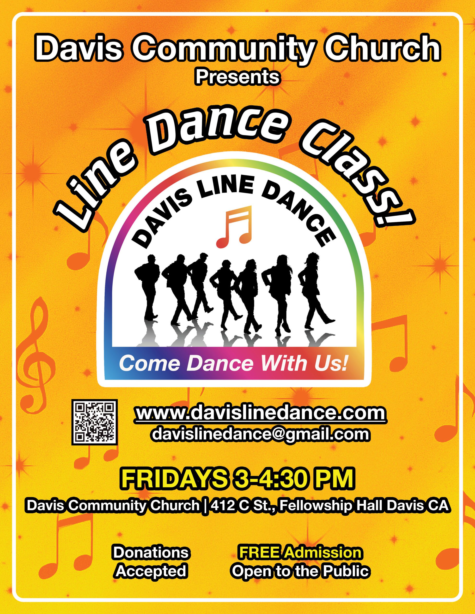 Line Dance Class at Davis Community Church