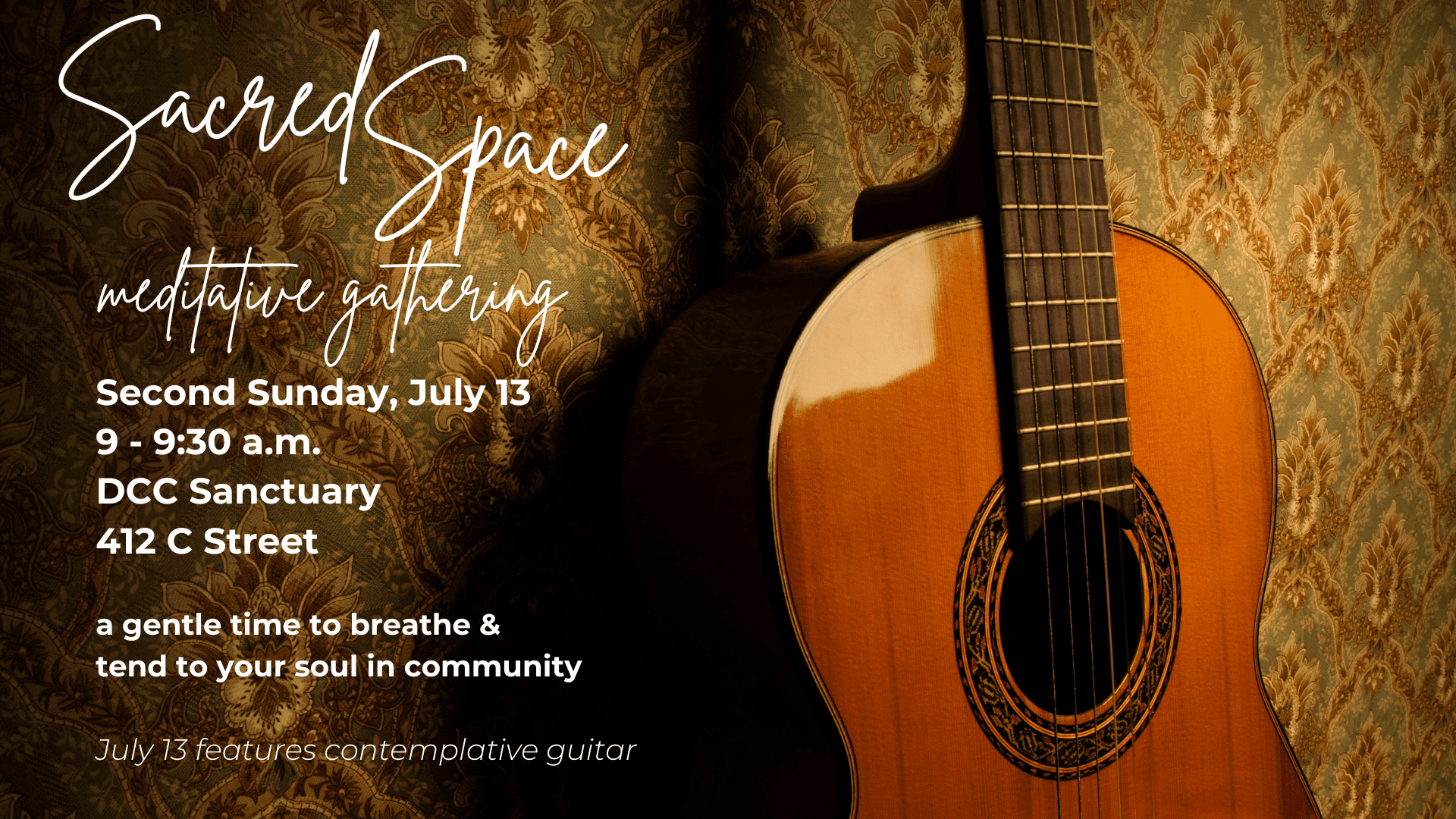 Sacred Space, a meditative gathering