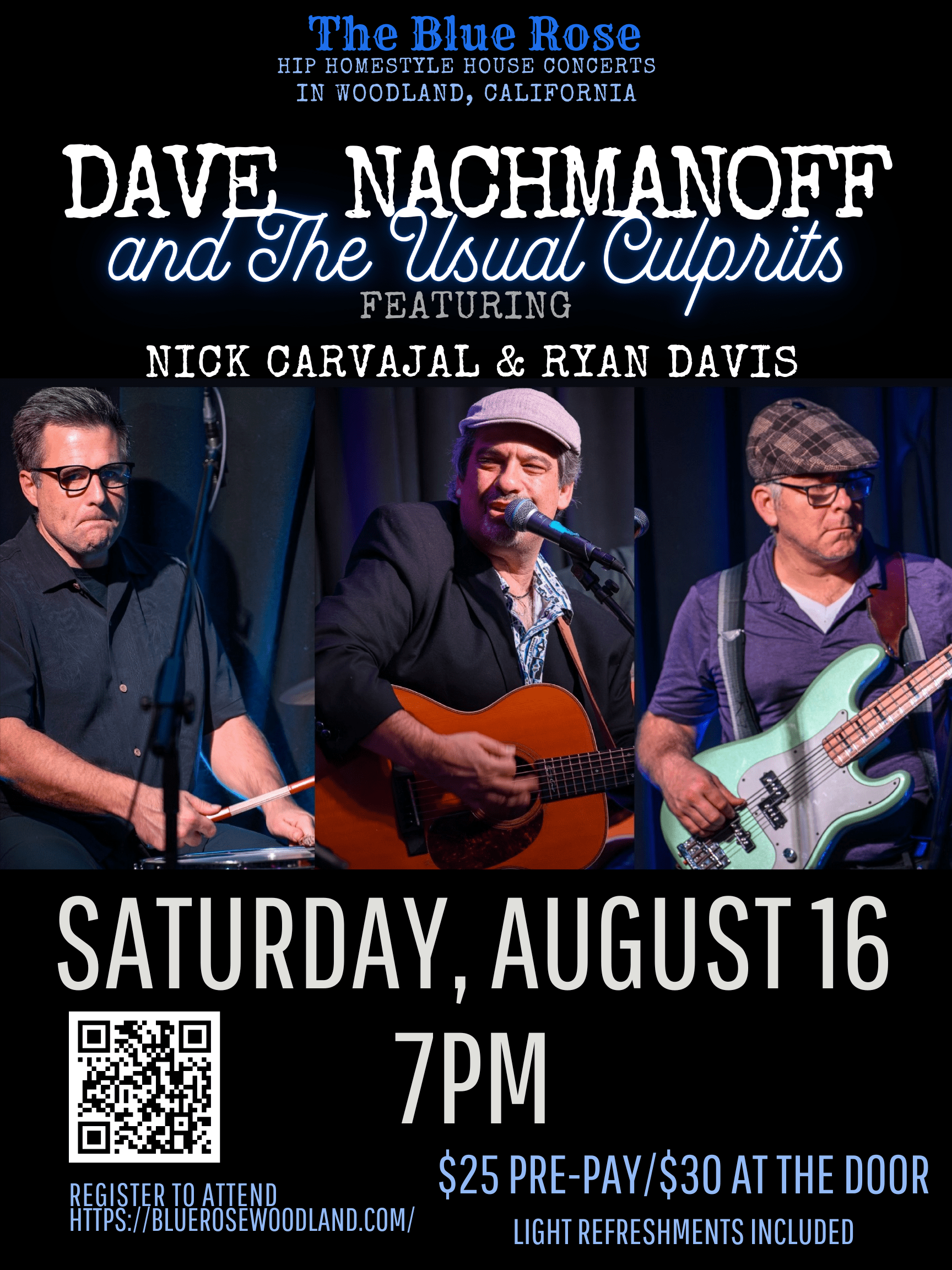 House Concert: Dave Nachmanoff & The Usual Culprits