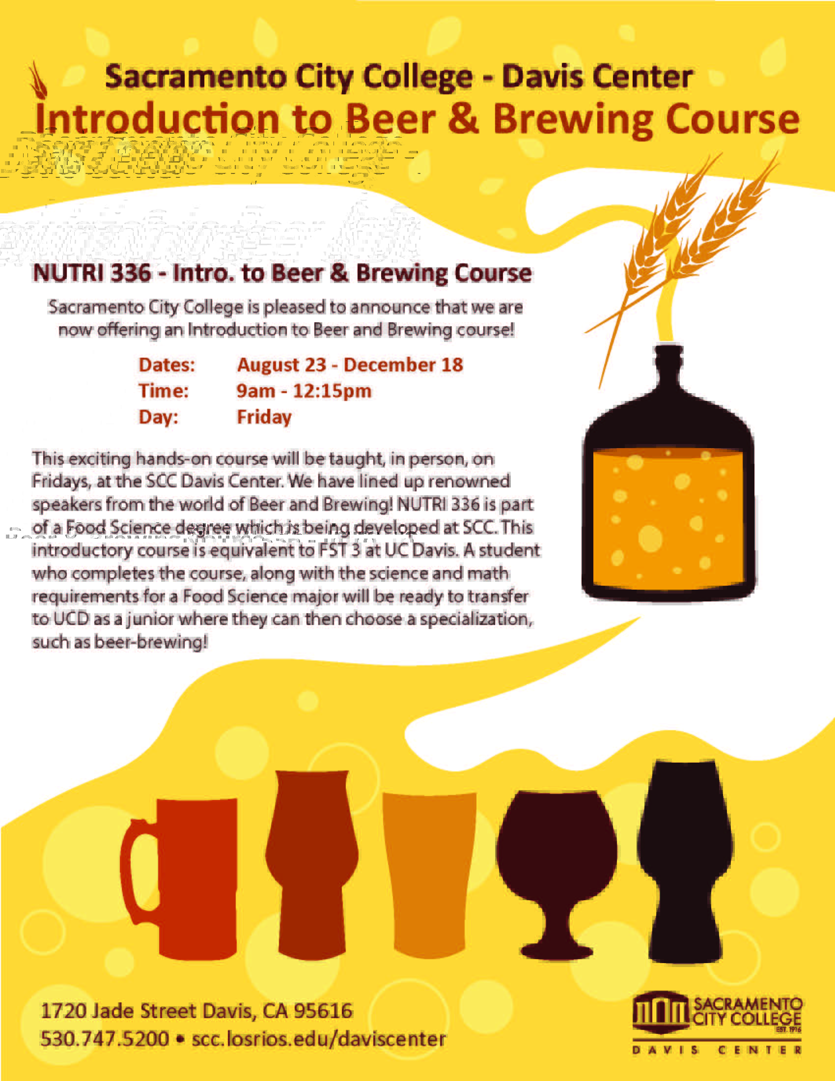 Beer Brewing Flyer FA2025