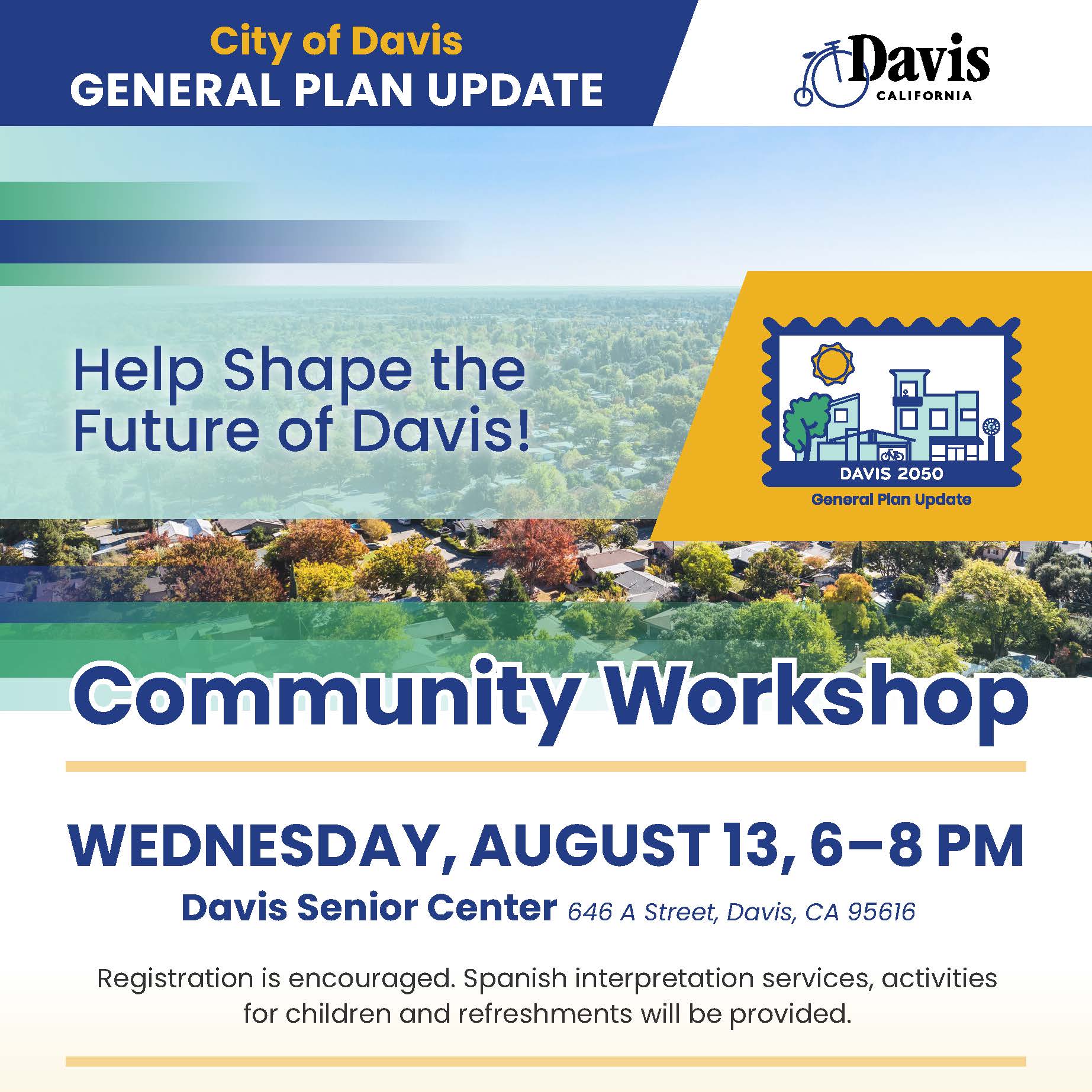City of Davis General Plan Kick-Off Meeting