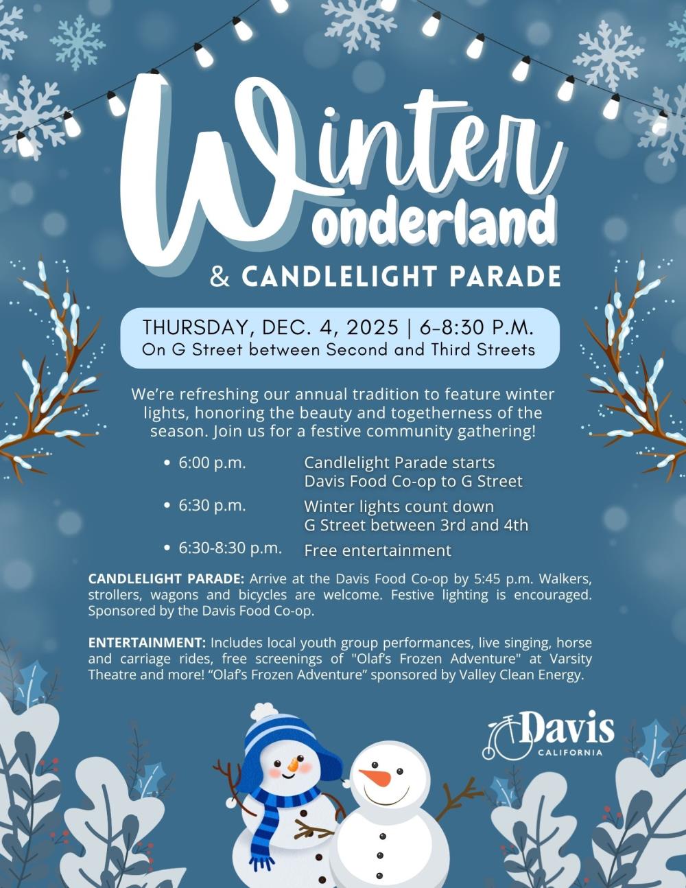 Winter Wonderland & Candlelight Parade