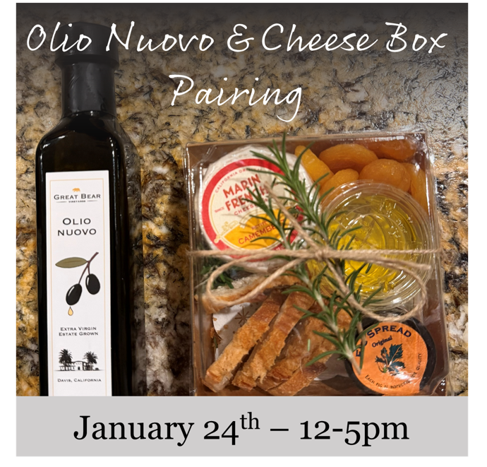 Olio Nuovo Olive & Cheese Box Pairing