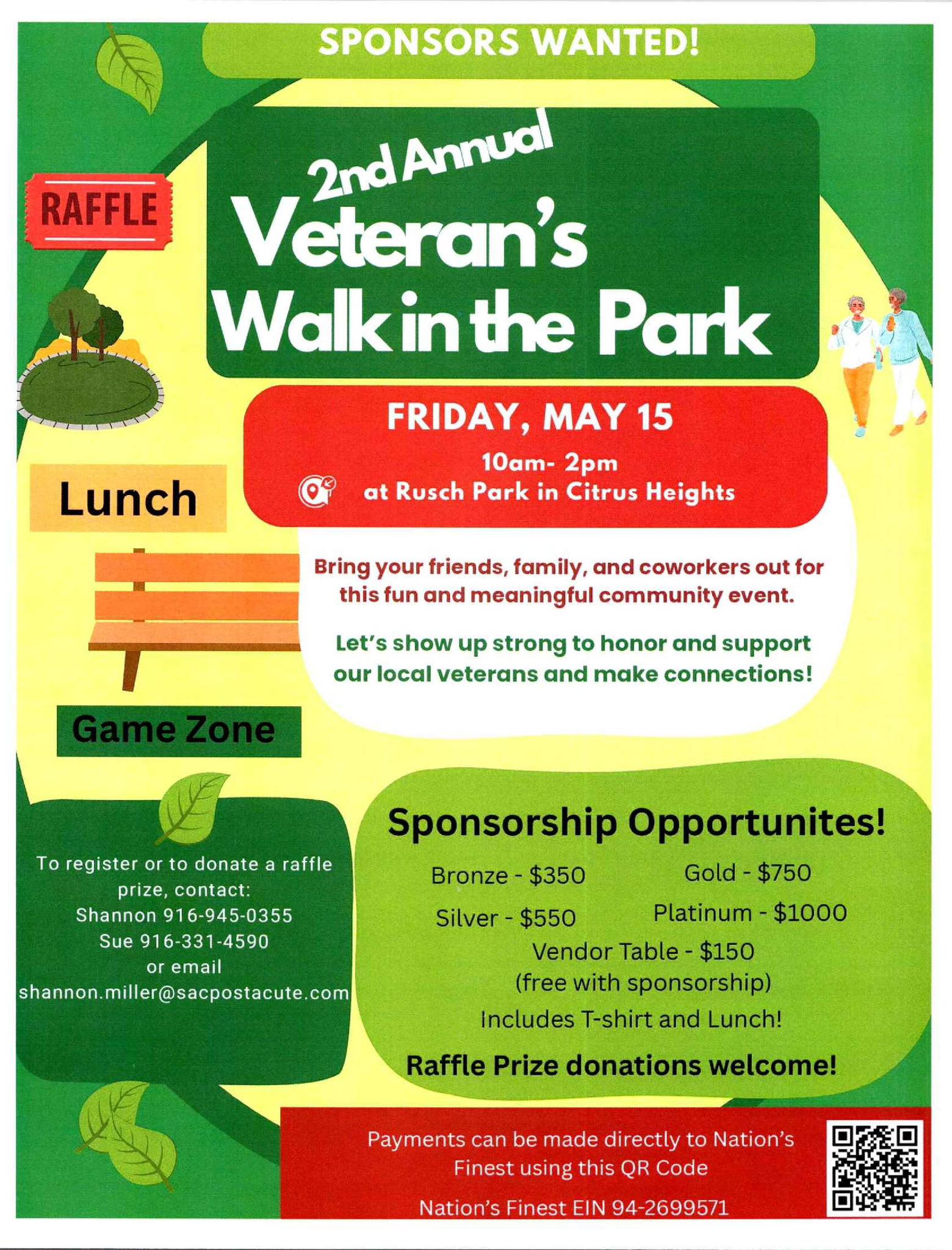 Sacramento Walkathon Supporting Veteran Services